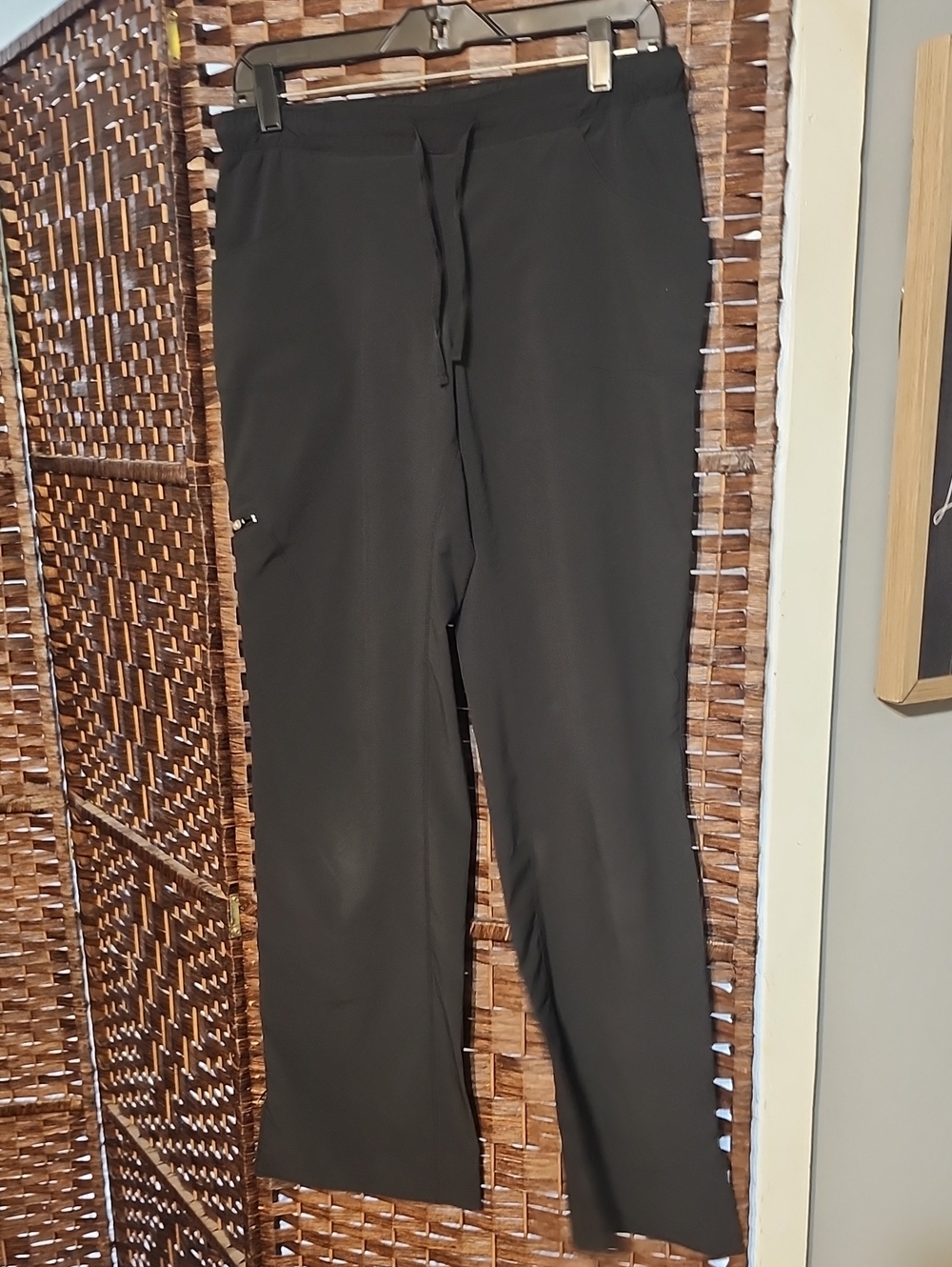 ❤️3 For 10.❤️Black Stretch Drawstring Scrub Pants